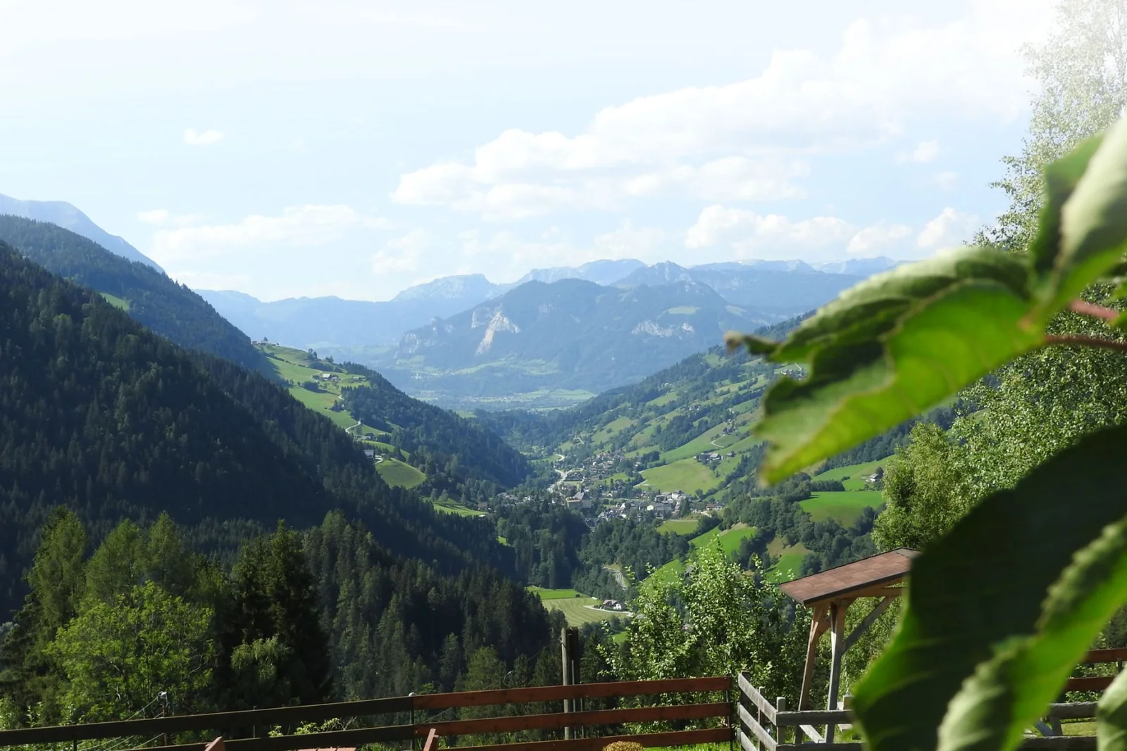 Originalaufnahme: Aussicht ins Donnersbachtal